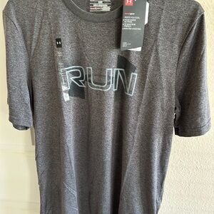 Under Armour Men's Gray RUN Tee